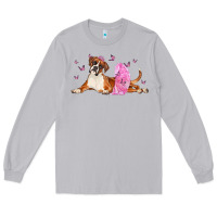 Moon Dust boxer dog with tutu Long Sleeve Tee - LillyAllenDesigns