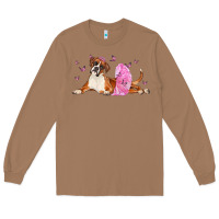 Toasted Coconut boxer dog with tutu Long Sleeve Tee - LillyAllenDesigns