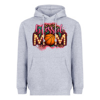 Heather Grey blessed basketball mom lightbulb letters Heavyweight Hoodie - OliviaCreatesArt
