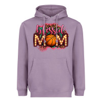 Lavender blessed basketball mom lightbulb letters Heavyweight Hoodie - OliviaCreatesArt