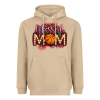 Mushroom blessed basketball mom lightbulb letters Heavyweight Hoodie - OliviaCreatesArt