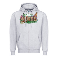 Heather Grey Easter egg Nurse bunny Easter Day Zipper Hoodie - HowdyJamesFarm