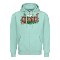 Seafoam Easter egg Nurse bunny Easter Day Zipper Hoodie - HowdyJamesFarm