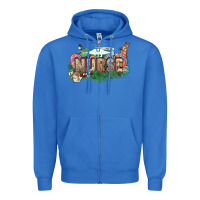 True Royal Easter egg Nurse bunny Easter Day Zipper Hoodie - HowdyJamesFarm