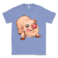 Colony Blue pig Classic Tee - MaliasSmallBusiness