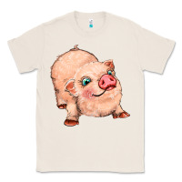 Natural pig Classic Tee - MaliasSmallBusiness