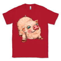 Red pig Classic Tee - MaliasSmallBusiness