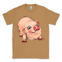 Toasted Coconut pig Classic Tee - MaliasSmallBusiness