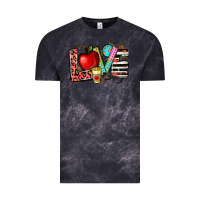 Cloud Black love teacher Vintage Tee - NancyCooperArtShop