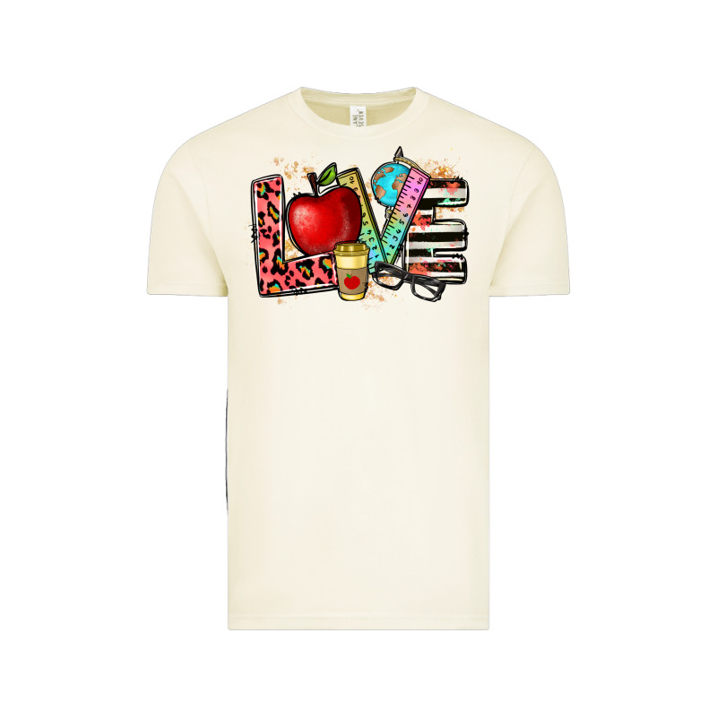 Love Teacher Vintage Tee by NancyCooperArtShop | Teevron