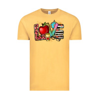 Vintage Mustard love teacher Vintage Tee - NancyCooperArtShop