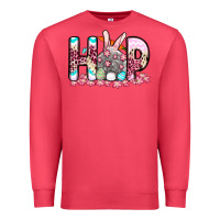 Cardinal Easter Day Hop bunny Premium Sweatshirt - OliviaCreatesArt