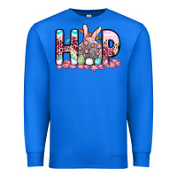 True Royal Easter Day Hop bunny Premium Sweatshirt - OliviaCreatesArt