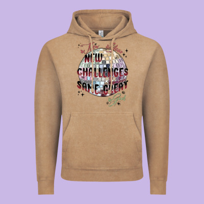 Happy New Year Vintage Hoodie Designed By Maliassmallbusiness