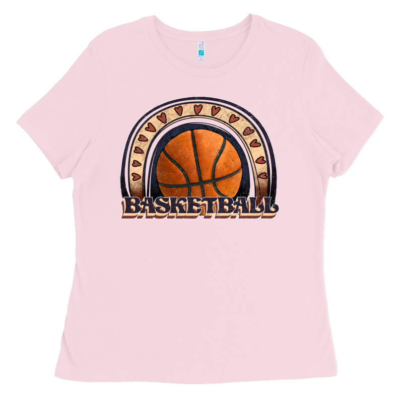 Basketball Rainbow Ladies Tee by JahusDesignShop | Teevron