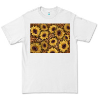 White sunflower leopard background 3200x2400 Premium Tee - AdoDesignShop