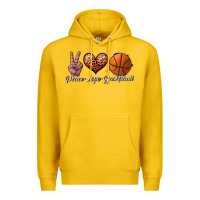 Lemon peace love basketball Premium Hoodie - JahusDesignShop