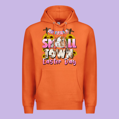 Small Town Easter Day Premium Hoodie Designed By Cowgirlartshop