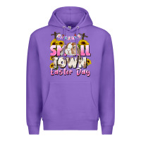 Purple Small town Easter Day Premium Hoodie - CowGirlArtShop