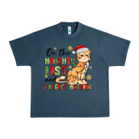 Midnight Navy on the naughty list and i regret nothing Urban Heavy Tee - MaliasSmallBusiness
