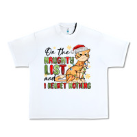 White on the naughty list and i regret nothing Urban Heavy Tee - MaliasSmallBusiness