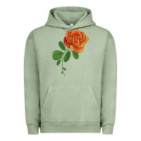Pigment Oil Green Burst Of Joy Rose Urban Hoodie - LillyAllenDesigns