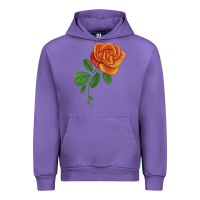 Tulip Burst Of Joy Rose Urban Hoodie - LillyAllenDesigns