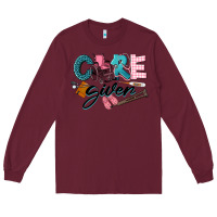 Burgundy Caregiver Long Sleeve Tee - LillyAllenDesigns