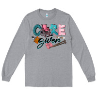 Heather Grey Caregiver Long Sleeve Tee - LillyAllenDesigns