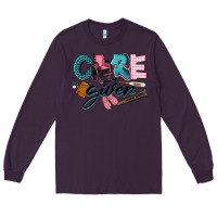 Plum Caregiver Long Sleeve Tee - LillyAllenDesigns