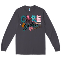 Smoke Caregiver Long Sleeve Tee - LillyAllenDesigns