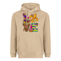 Mushroom mardi gras love olivia Heavyweight Hoodie - OliviaCreatesArt