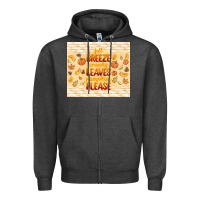 Charcoal Heather fall breeze crunchy leaves Zipper Hoodie - TumblerDesignByShophia