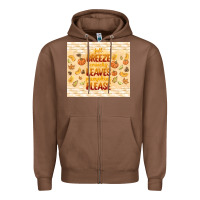 Chestnut fall breeze crunchy leaves Zipper Hoodie - TumblerDesignByShophia