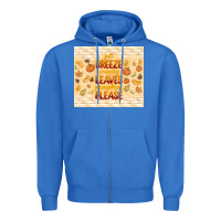 True Royal fall breeze crunchy leaves Zipper Hoodie - TumblerDesignByShophia