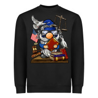 Black judge  gnome Heavyweight Sweatshirt - BarkalooDesign