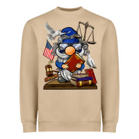 Mushroom judge  gnome Heavyweight Sweatshirt - BarkalooDesign
