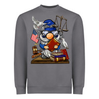 Storm judge  gnome Heavyweight Sweatshirt - BarkalooDesign