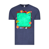 Vintage Denim school add your own text Vintage Tee - NancyCooperArtShop