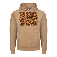 Vintage Coffee leopard background Vintage Hoodie - NancyCooperArtShop