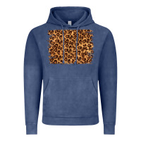 Vintage Denim leopard background Vintage Hoodie - NancyCooperArtShop