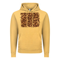 Vintage Mustard leopard background Vintage Hoodie - NancyCooperArtShop