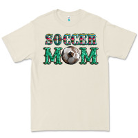 Bone soccer mom with leopard ball and serape leopard Premium Tee - Artiststas