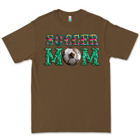 Cacao soccer mom with leopard ball and serape leopard Premium Tee - Artiststas