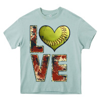 Arona softball love Heavy Core Tee - JahusDesignShop