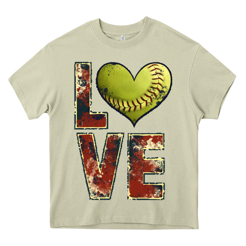 Softball Love Heavy Core Tee by JahusDesignShop | Teevron