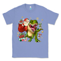 Colony Blue Christmas dinosaur Classic Tee - MaliasSmallBusiness
