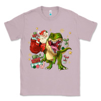 Lilac Christmas dinosaur Classic Tee - MaliasSmallBusiness