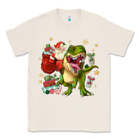 Natural Christmas dinosaur Classic Tee - MaliasSmallBusiness