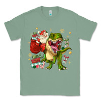 Sage Christmas dinosaur Classic Tee - MaliasSmallBusiness